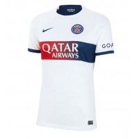 Camiseta Paris Saint-Germain Manuel Ugarte #4 Segunda Equipación Replica 2023-24 para mujer mangas cortas